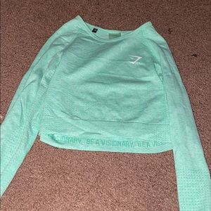 Gymshark mint crop top